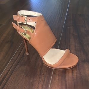 Michael Kors - Brown Leather Strappy Stilettos